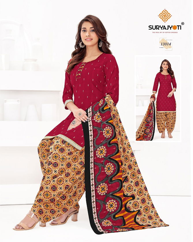 Suryajyoti Sui Dhaga 13 Cotton Printed Regular Wear Ready Made Dress Collection